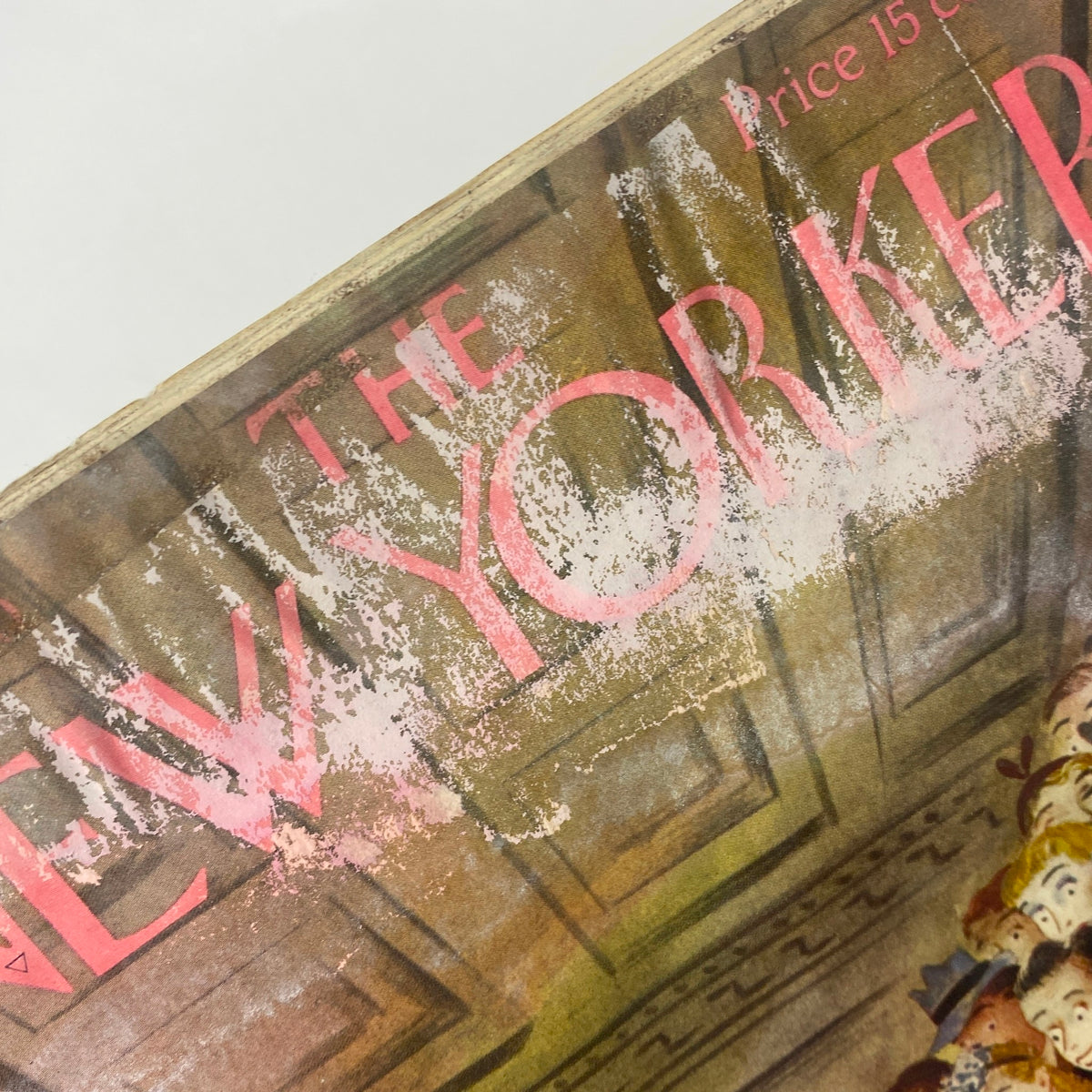 Image of the cover of The New Yorker magazine dated February 10, 1940, featuring a faded title and artwork by Constantin Alajalov.