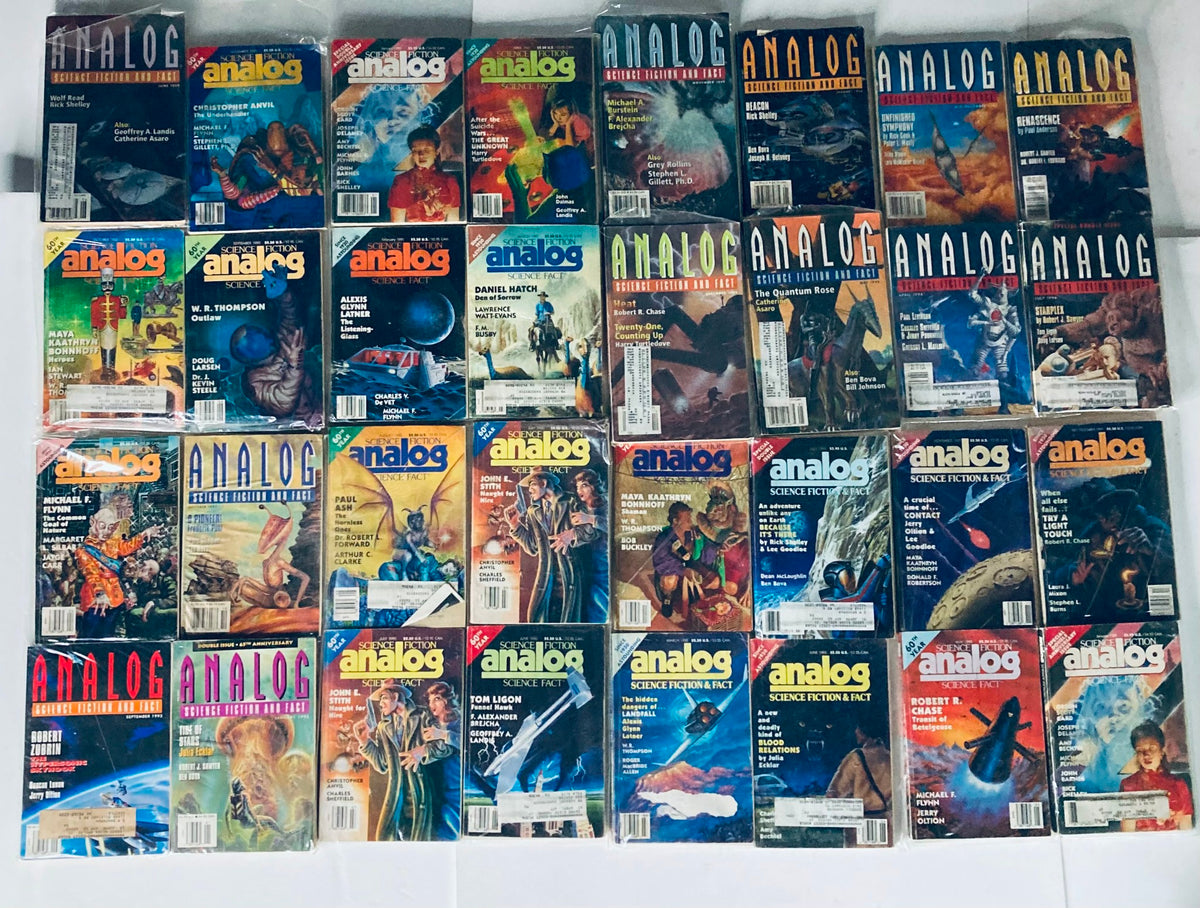 Vintage Analog Science Fiction and Fact Magazine Lot of 76 1990s