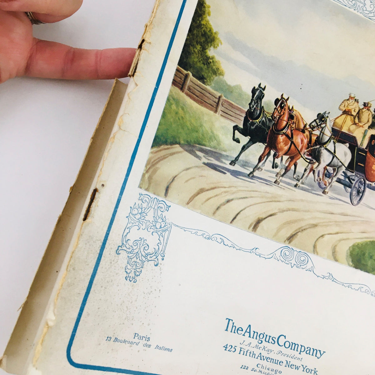 VTG The Spur Magazine November 15 1926 featuring an illustration of horses pulling a carriage on a country road.
