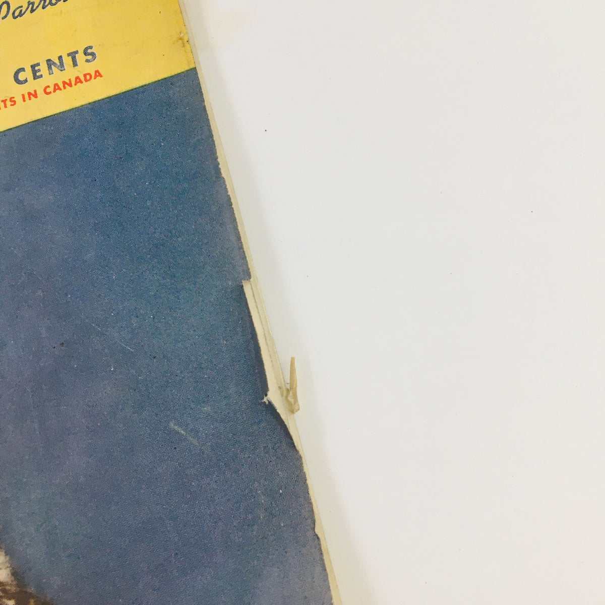 Back cover of VTG McCall's Magazine September 1941, highlighting the vintage magazine's era with visible wear and an advertisement theme.