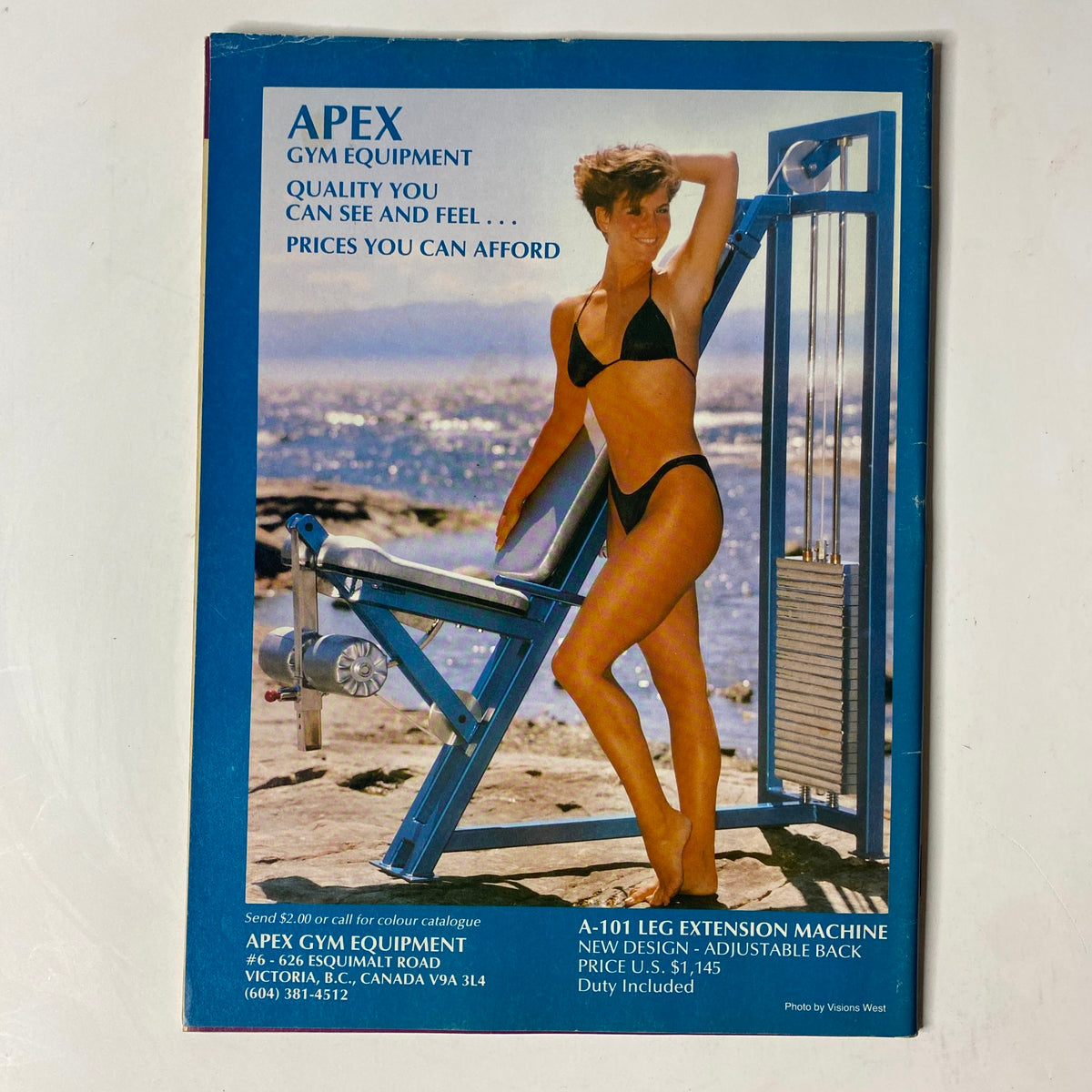 MuscleMag International Magazine August 1988 No. 76 featuring Tonya Knight on the cover in a bikini, promoting fitness and gym equipment, highlighting bodybuilding and athleticism.