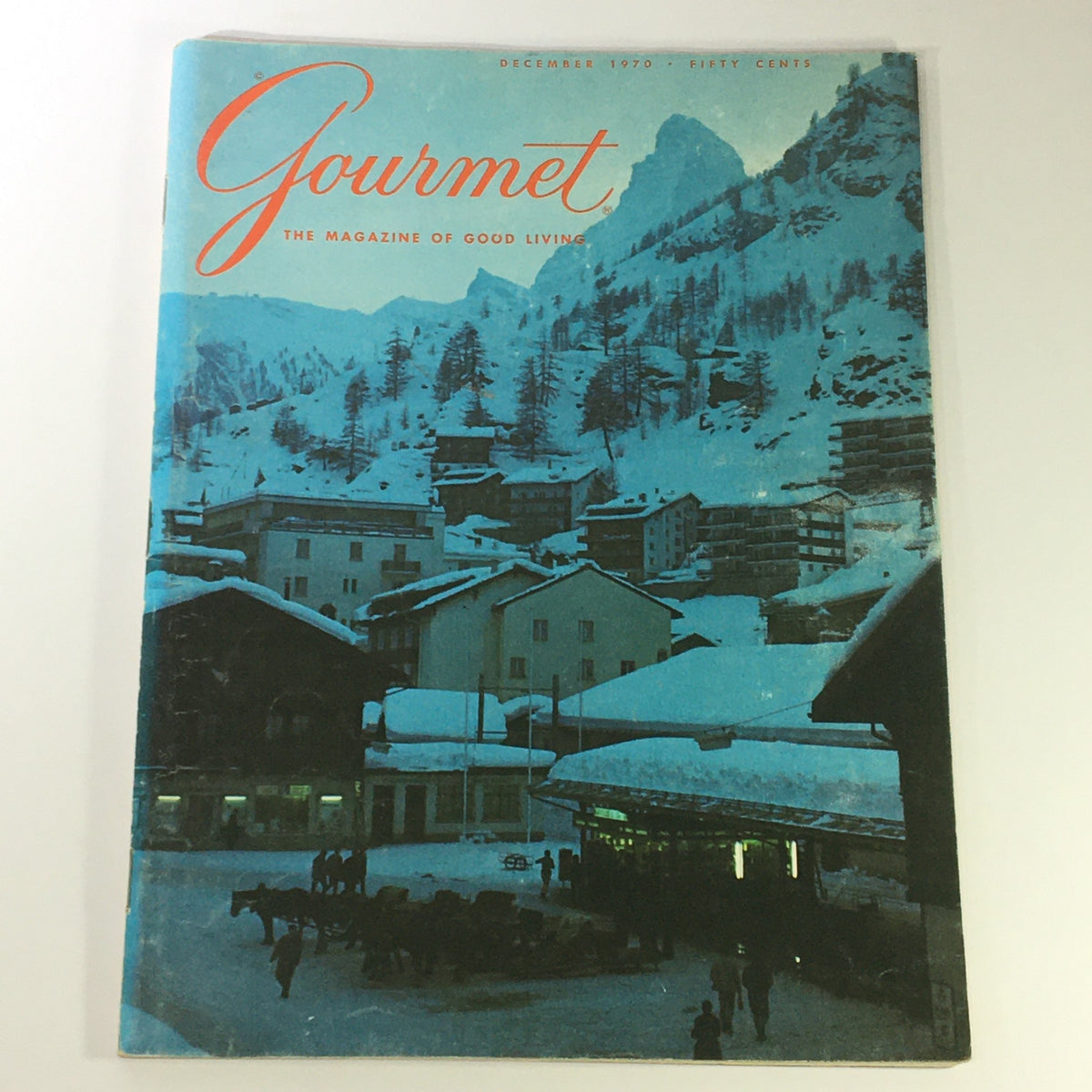 Vintage Gourmet The Magazine of Good Living December 1970 - Aboard the S.S. France