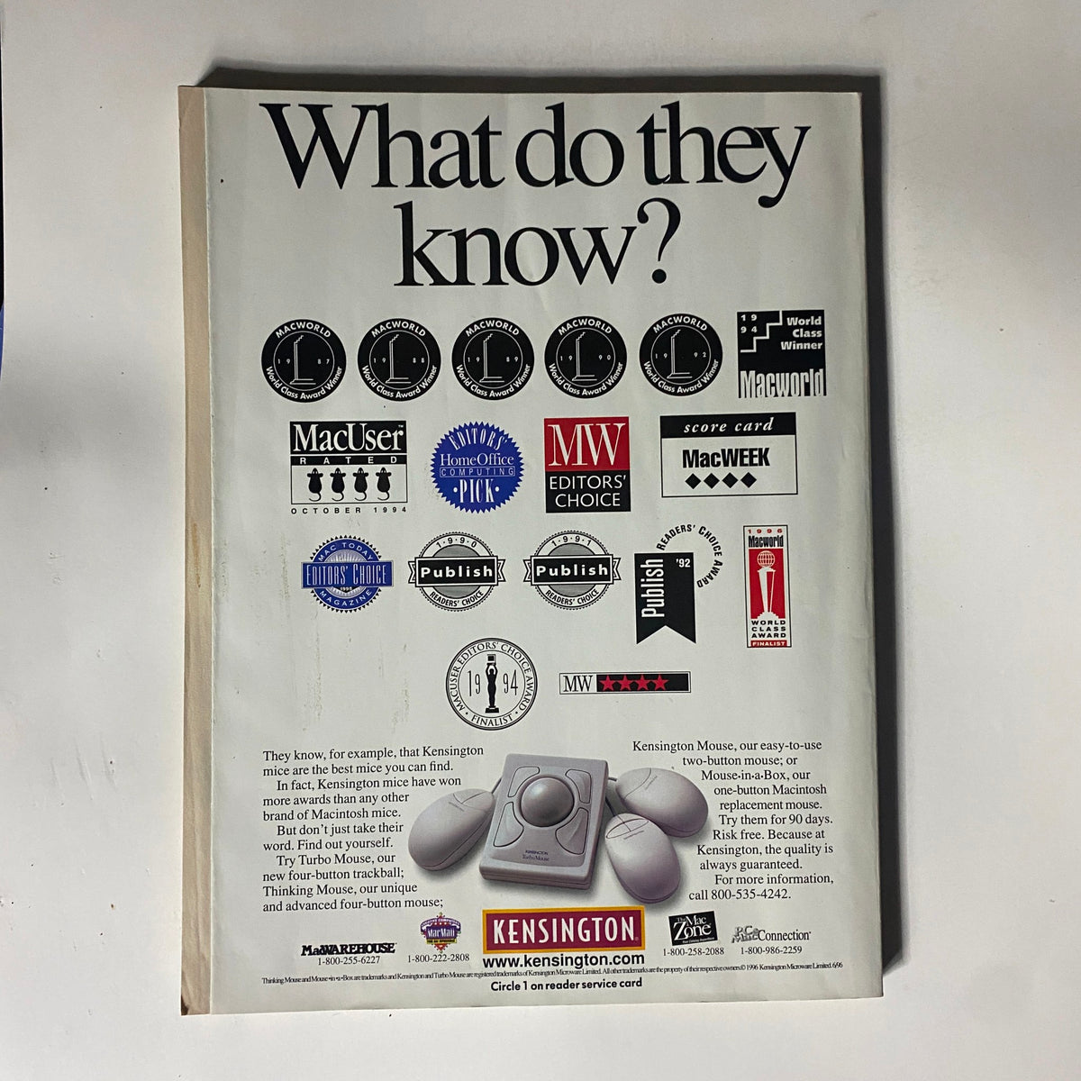 MacWorld Magazine September 1996 The Macintosh Reborn No Label VG