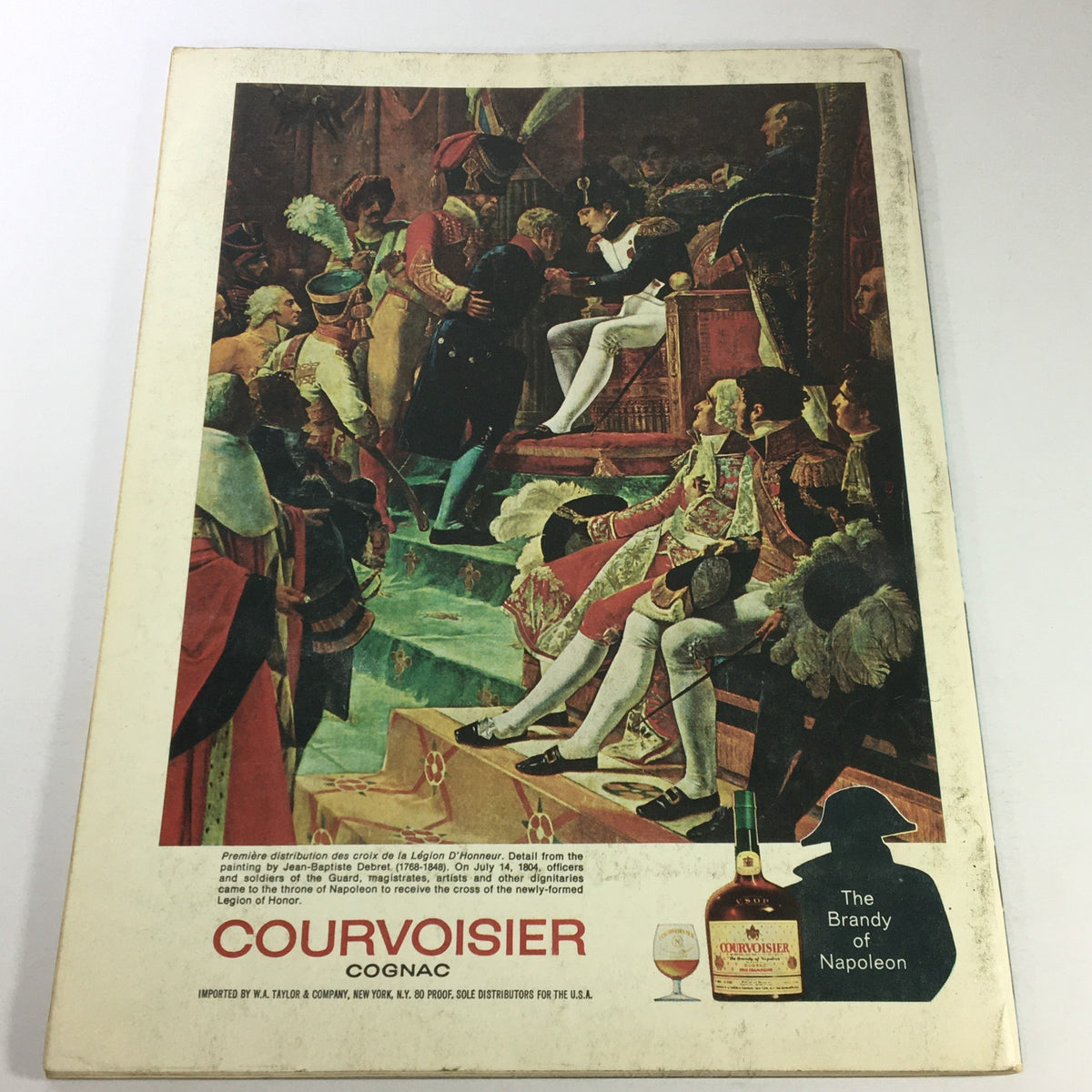 Cover of VTG Gourmet Magazine November 1970 titled 'The World of La Scala', featuring an artistic depiction related to culinary culture with vintage aesthetic.