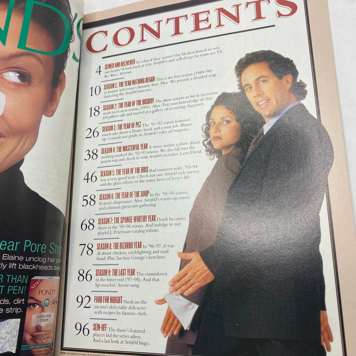 TV Guide Magazine Spring 1998 Jerry Seinfeld, Larry David No Label VG