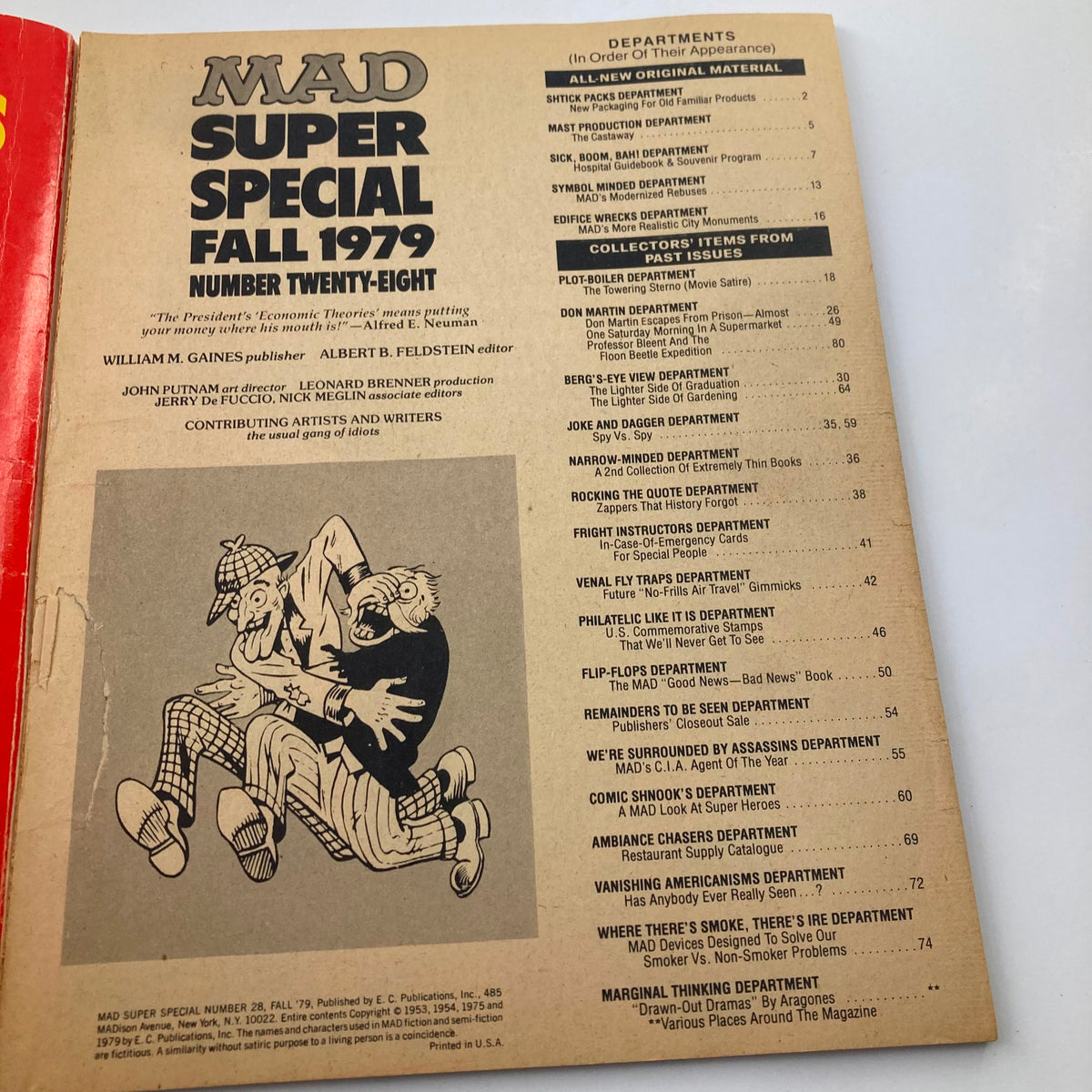 Mad Magazine Fall 1979 Super Special No. 28 Nostalgic 4.0 VG Very Good No Label