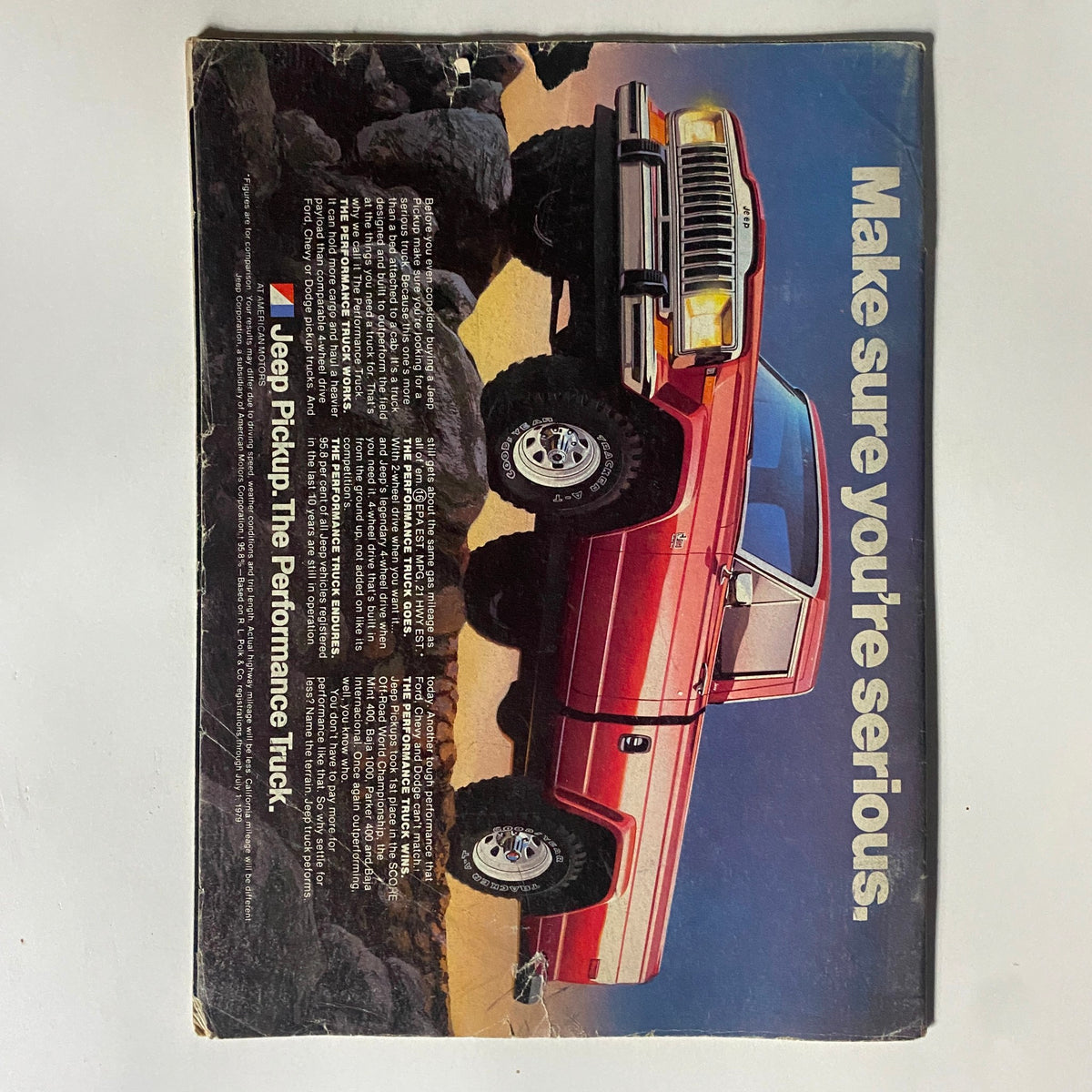 Vintage Four Wheeler Magazine March 1981 Jeep's New CJ Scrambler