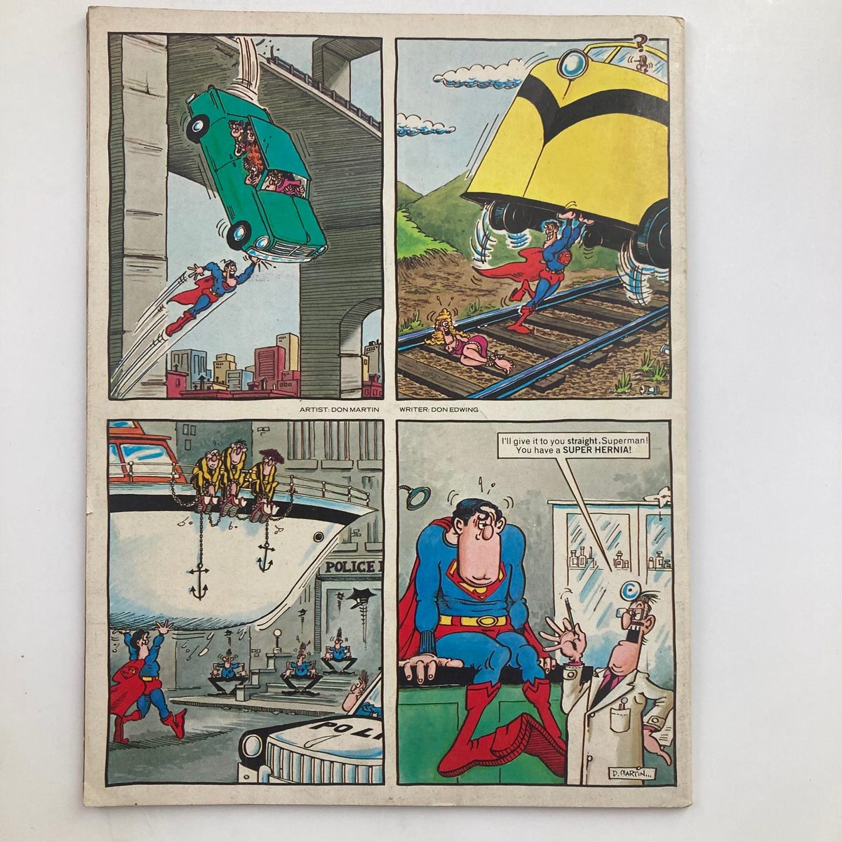Mad Magazine July 1979 No. 208 Super-Duperman Satire 4.0 VG Very Good No Label