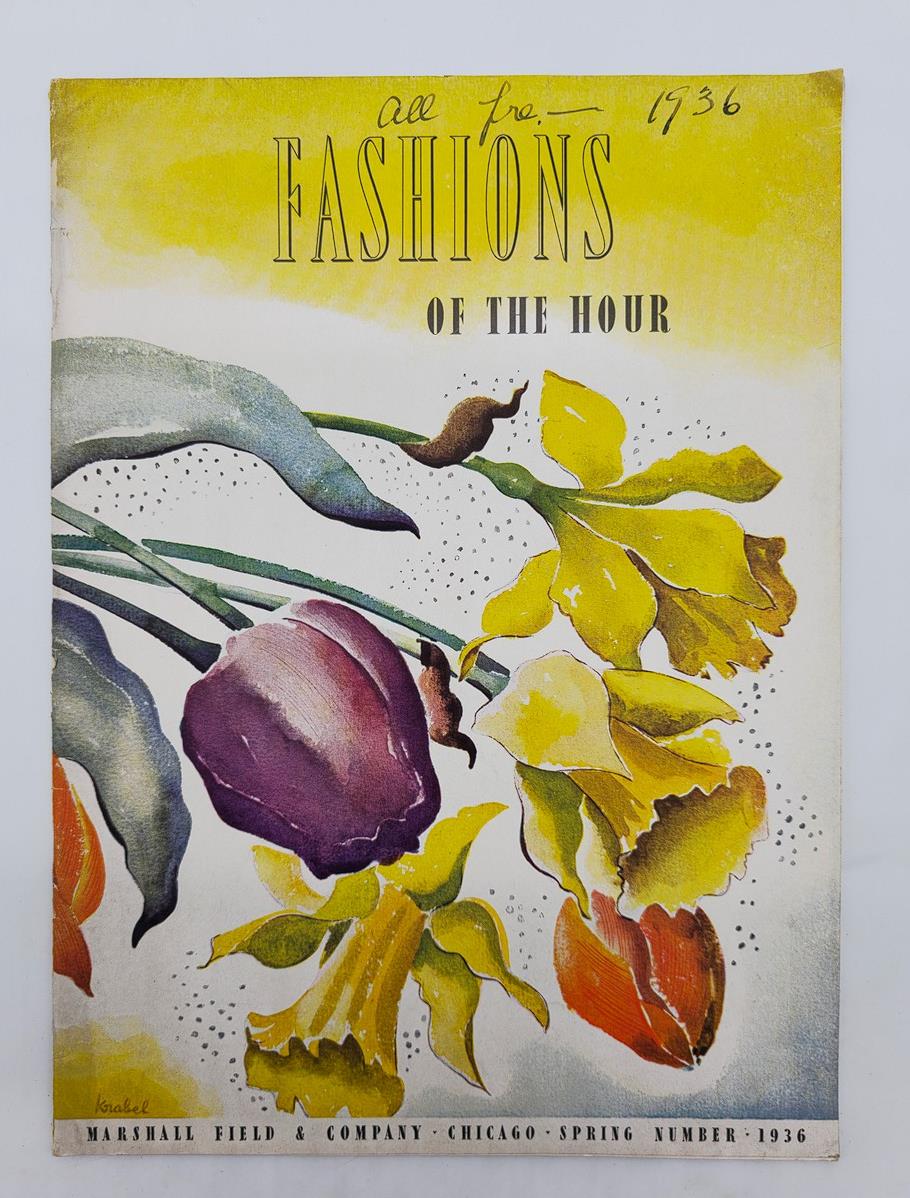 Cover of Fashions of The Hour Magazine, Spring 1936, featuring 'The Paris Collection
