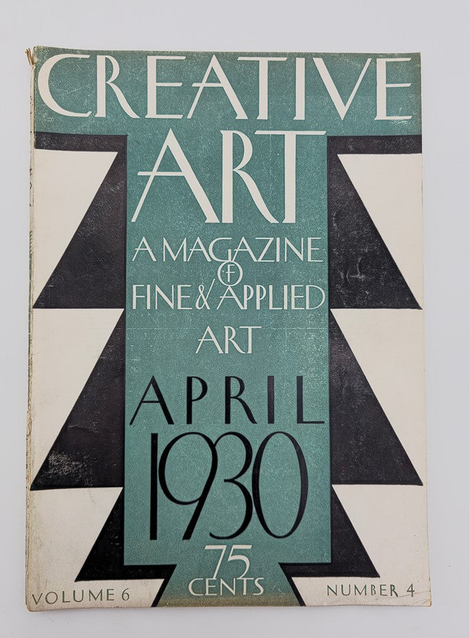 Vintage Creative Art Magazine April 1930 A Chat to the Print Lover