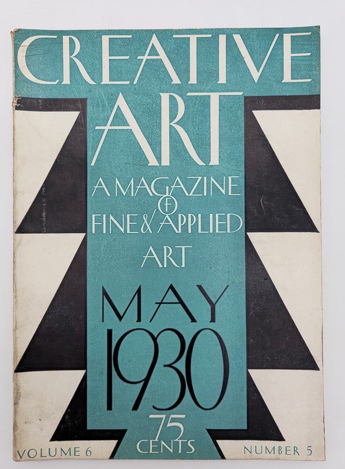 Cover of VTG Creative Art Magazine from May 1950 titled 'The Subject Picture', featuring bold typography and a vintage design.