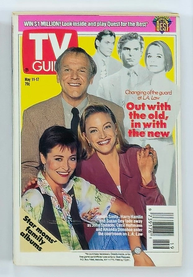 TV Guide Magazine May 11 1991 Jimmy Smiths, Harry Hamlin NY Metro Ed.
