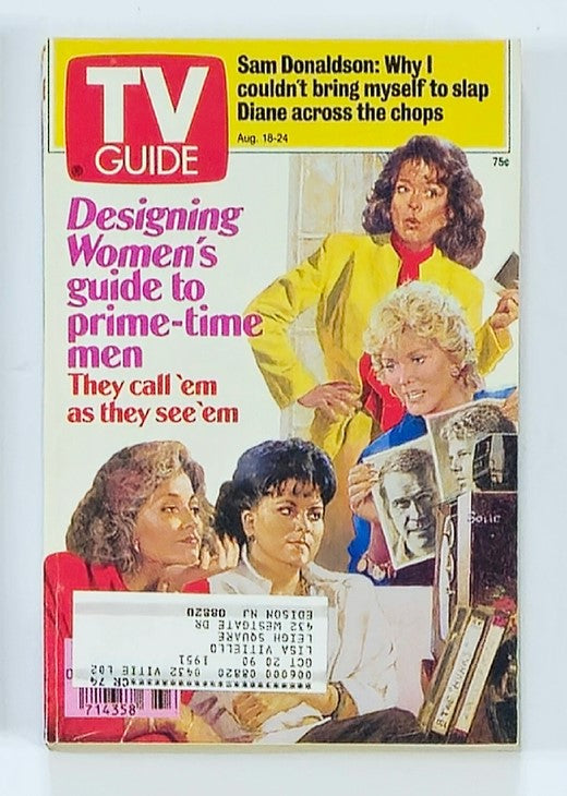 TV Guide Magazine August 18, 1990 - Women's Guide To Prime-Time, featuring articles on prime-time television for women, with a colorful cover showcasing significant characters from late '80s TV.