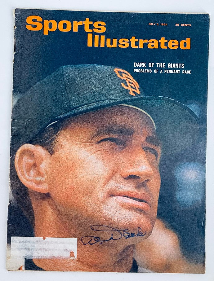 Cover of Sports Illustrated magazine from July 6, 1964, featuring Alvin Dark of The Giants. The magazine highlights Dark's role in baseball and includes iconic photography reflecting the 1960s MLB era.