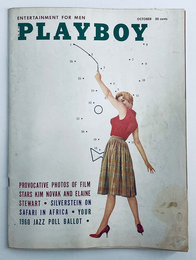 VTG Playboy Magazine October 1959 Elaine Reynolds w Centerfold