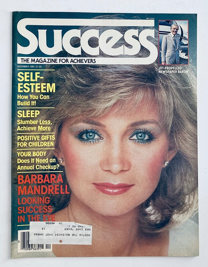 Cover of the December 1981 issue of Success Magazine featuring Barbara Mandrell with the title 'Looking Success in the Eye'