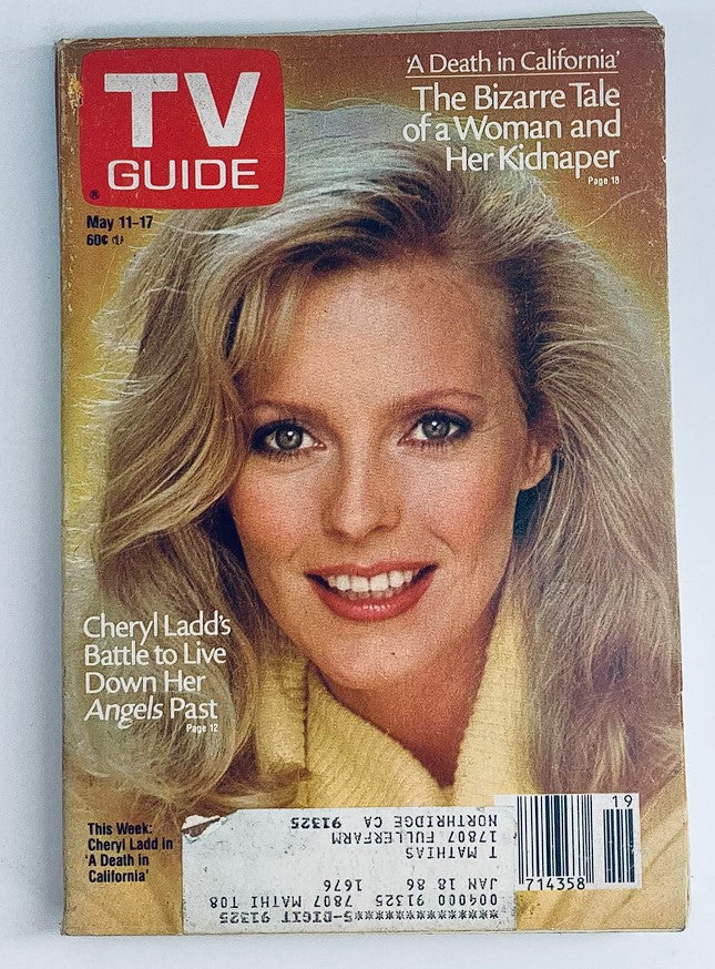 TV Guide Magazine May 11 1985 Cherly Ladd in A Death in California LA Metro Ed.