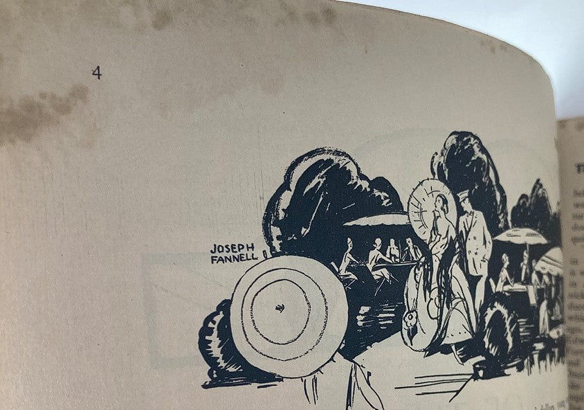 Illustration from The New Yorker Magazine September 12 1925, displaying a vintage drawing by Joseph H. Fannell.