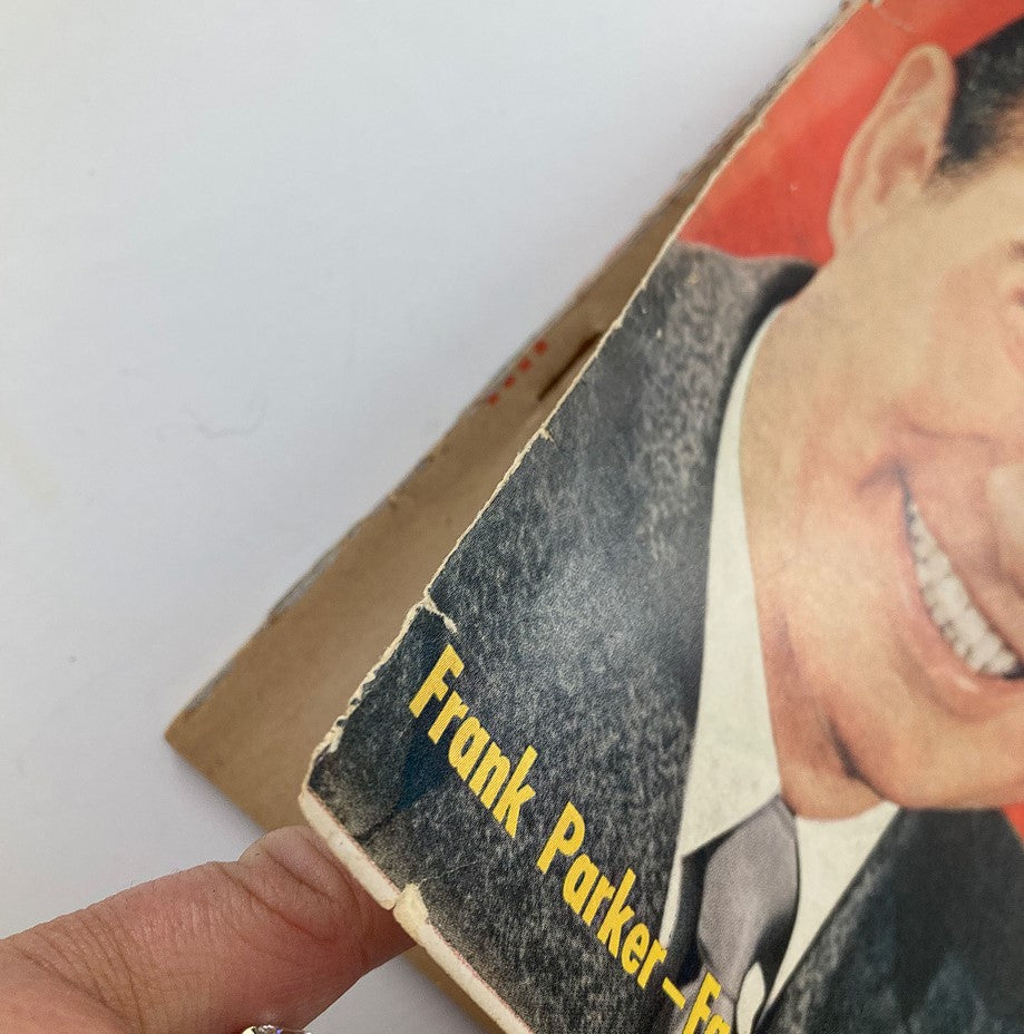 Cover edge of VTG Radio-TV Mirror Magazine November 1953 showing Frank Parker's name prominently.