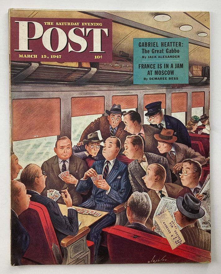 The Saturday Evening Post March 15 1947 Gabriel Heatter The Great Gabbo