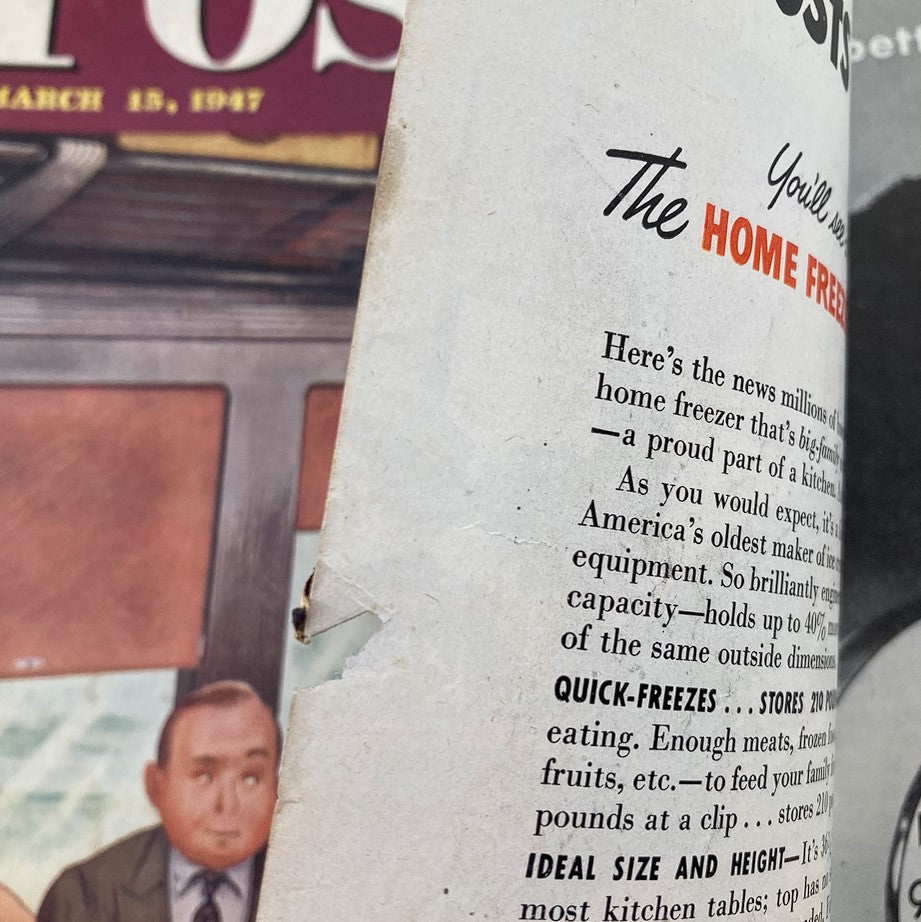The Saturday Evening Post March 15 1947 Gabriel Heatter The Great Gabbo