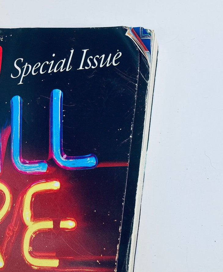Close-up view of the cover of TV Guide Magazine September 18 1993 Fall Preview Special Issue NY Metro Edition, highlighting the special issue designation and colorful neon lettering.