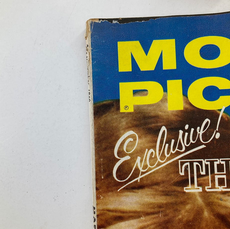 Close-up of the VTG Motion Picture Magazine November 1960 cover featuring the title 'Motion Picture' and the tagline 'Exclusive!', emphasizing the magazine's vintage appeal.