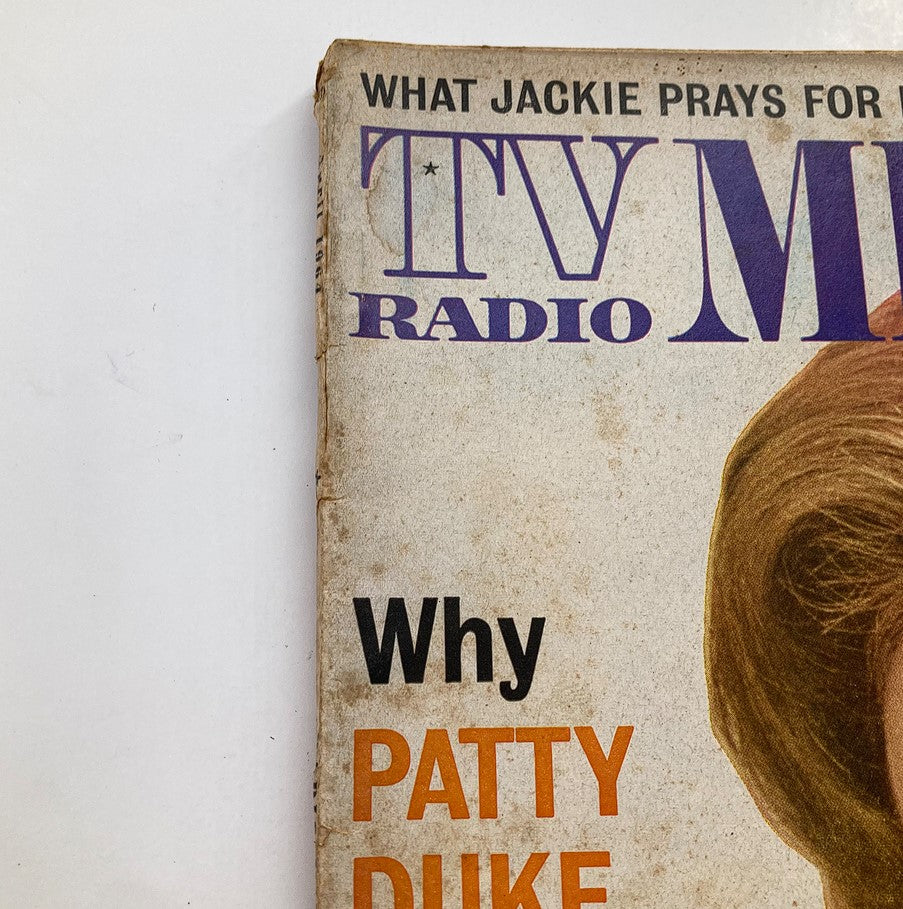 Cover of VTG TV Radio Mirror Magazine April 1964 featuring the title and the text 'Why Patty Duke' prominently displayed.
