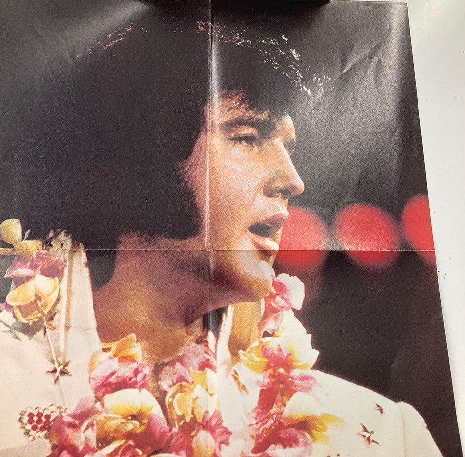 Vintage 1977 The Complete Elvis Presley Magazine w Poster No Label