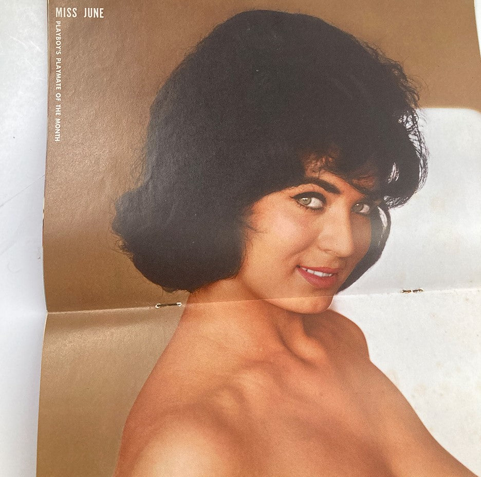 VTG Playboy Magazine June 1961 featuring Playmate Heidi Becker with her captivating smile, highlighting her as the magazine's Playmate of the Month.
