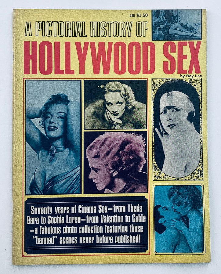 VTG Winter 1965 A Pictorial History of Hollywood Sex cover featuring iconic images related to Hollywood stars and moments, highlighting the essence of cinema's sensuality through vintage photography.