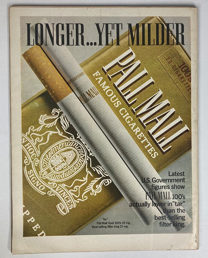 Cover of VTG Life Magazine November 21 1969 Vol 67 #21 featuring Johnny Cash, showcasing vintage advertisements including Pall Mall cigarettes, reflecting the cultural significance of the era.