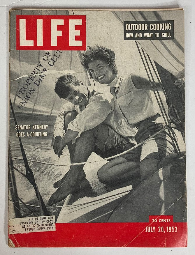 Life Magazine July 20 1953 Vol 35 #3 Featuring Senator John F. Kennedy & Jackie Bouvier