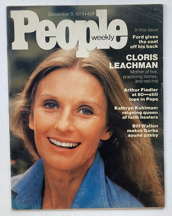 Vintage People Weekly Magazine December 9 1974 Cloris Leachman No Label
