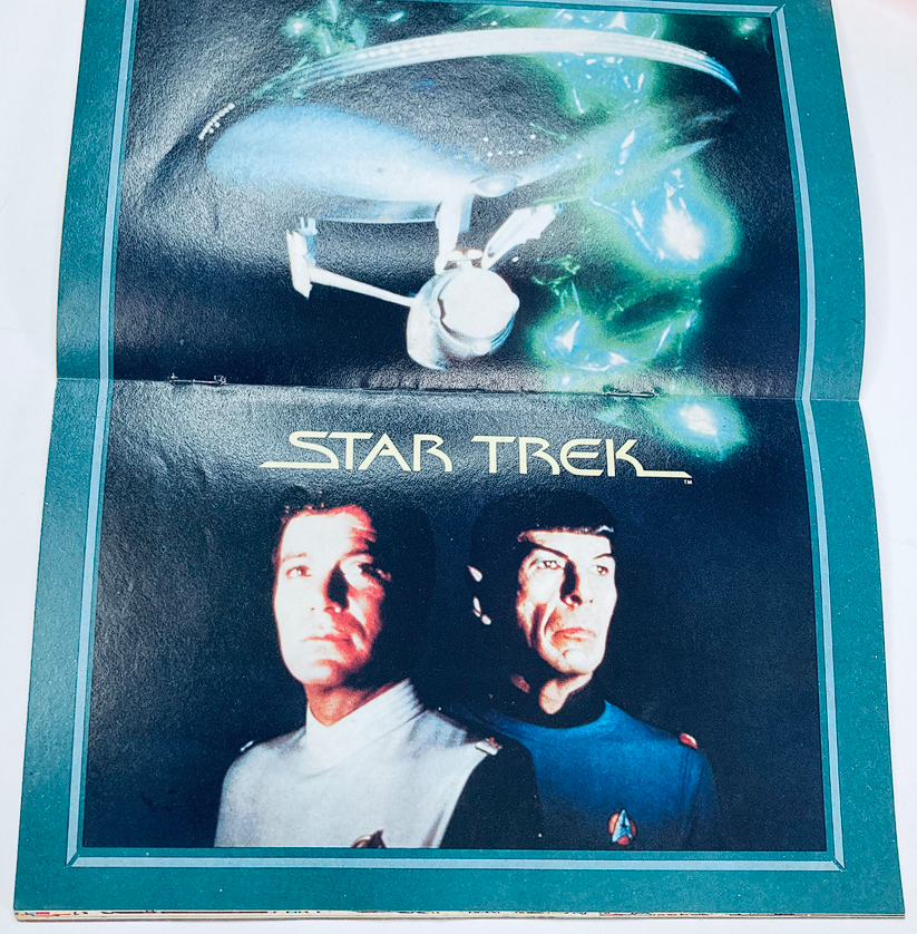 Interior of VTG SuperMag Magazine Vol 4 No. 5 showcasing Star Trek with Leonard Nimoy and William Shatner.