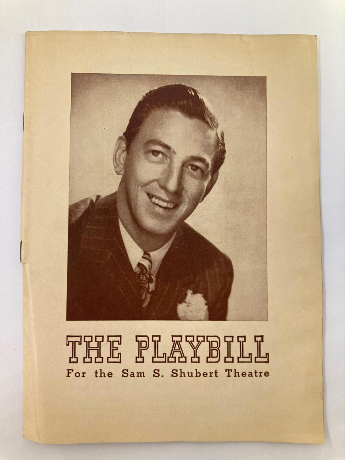 1942 Playbill from the Sam S. Shubert Theatre featuring Ray Bolger, showcasing vintage theatre memorabilia.