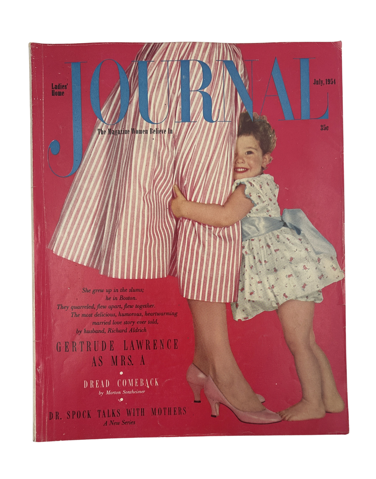 Ladies' Home Journal Magazine July 1954 Dr. Spock Gertrude Lawrence