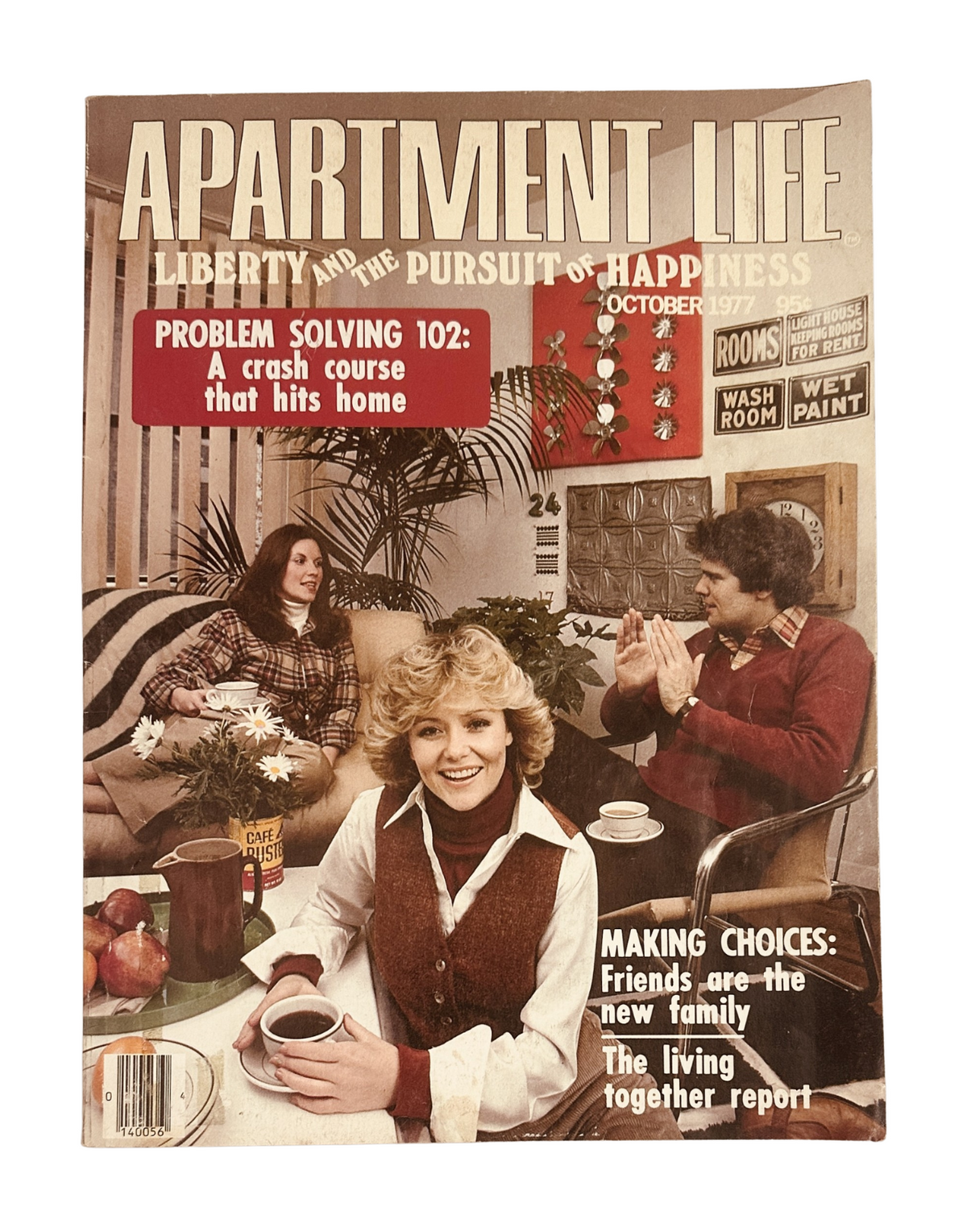 Apartment Life Magazine October 1977 Living Together Report Food Travel