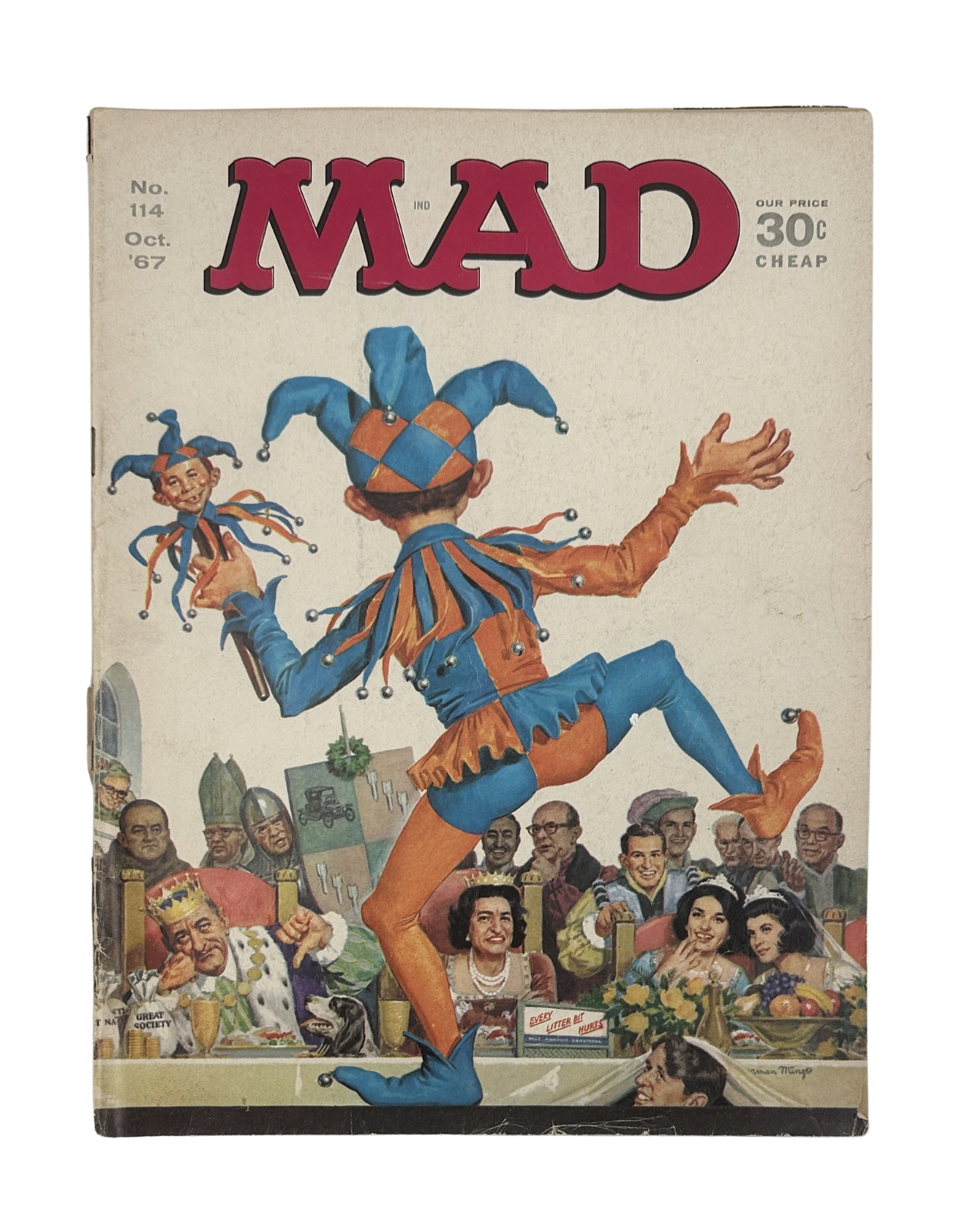 MAD Magazine No. 114 | President Johnson Satire