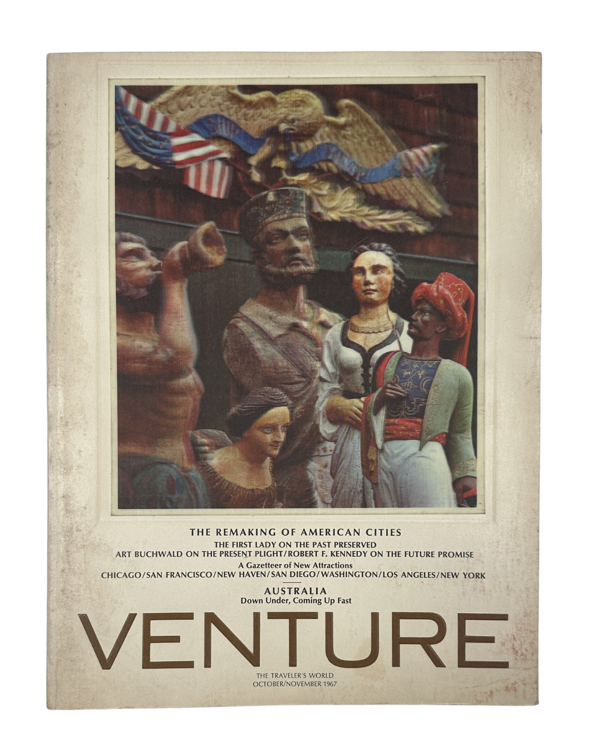 Venture Magazine October/November 1967 Australia Cities Kennedy