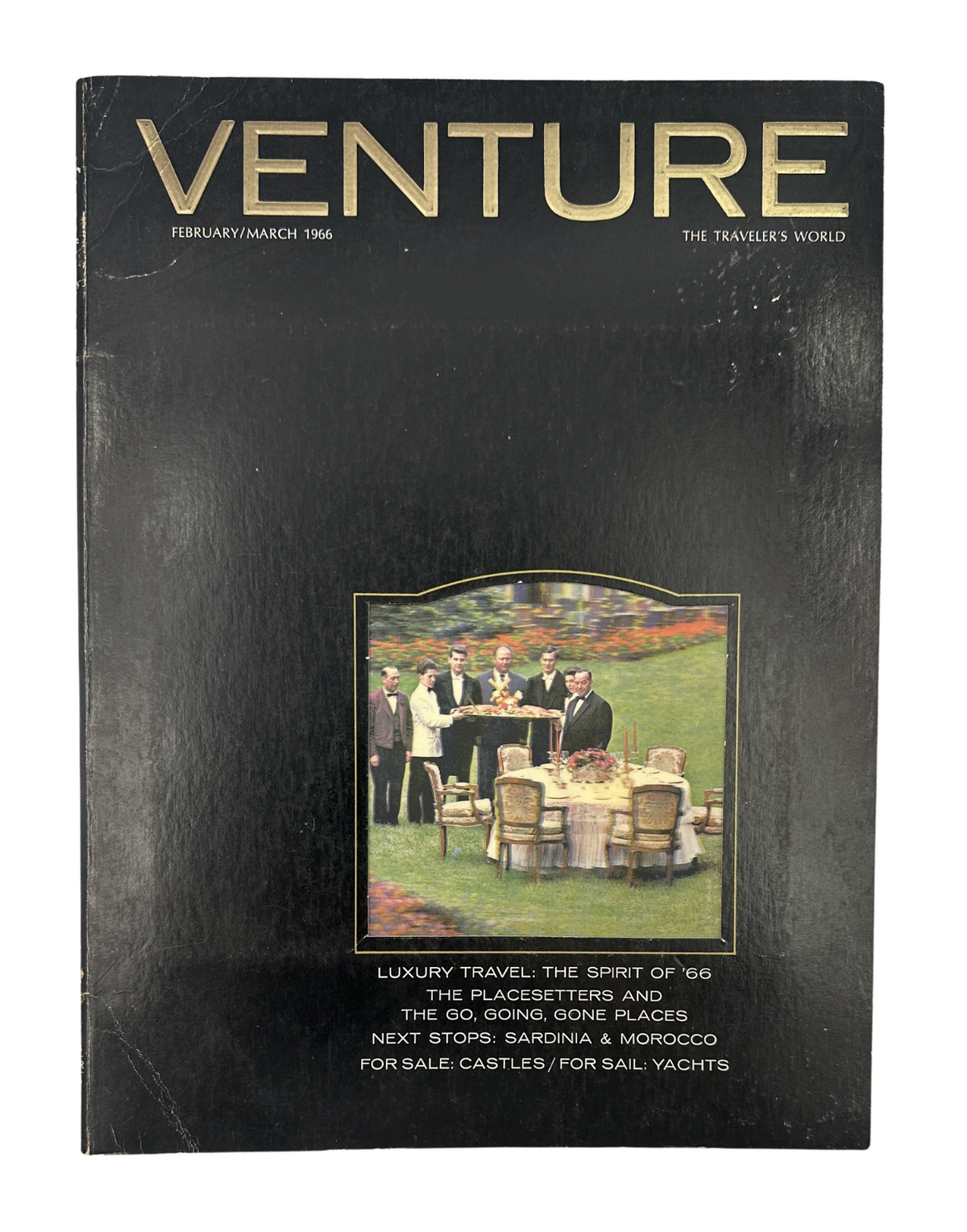 Venture Magazine February/March 1966 Morocco Sardinia Travel Luxury