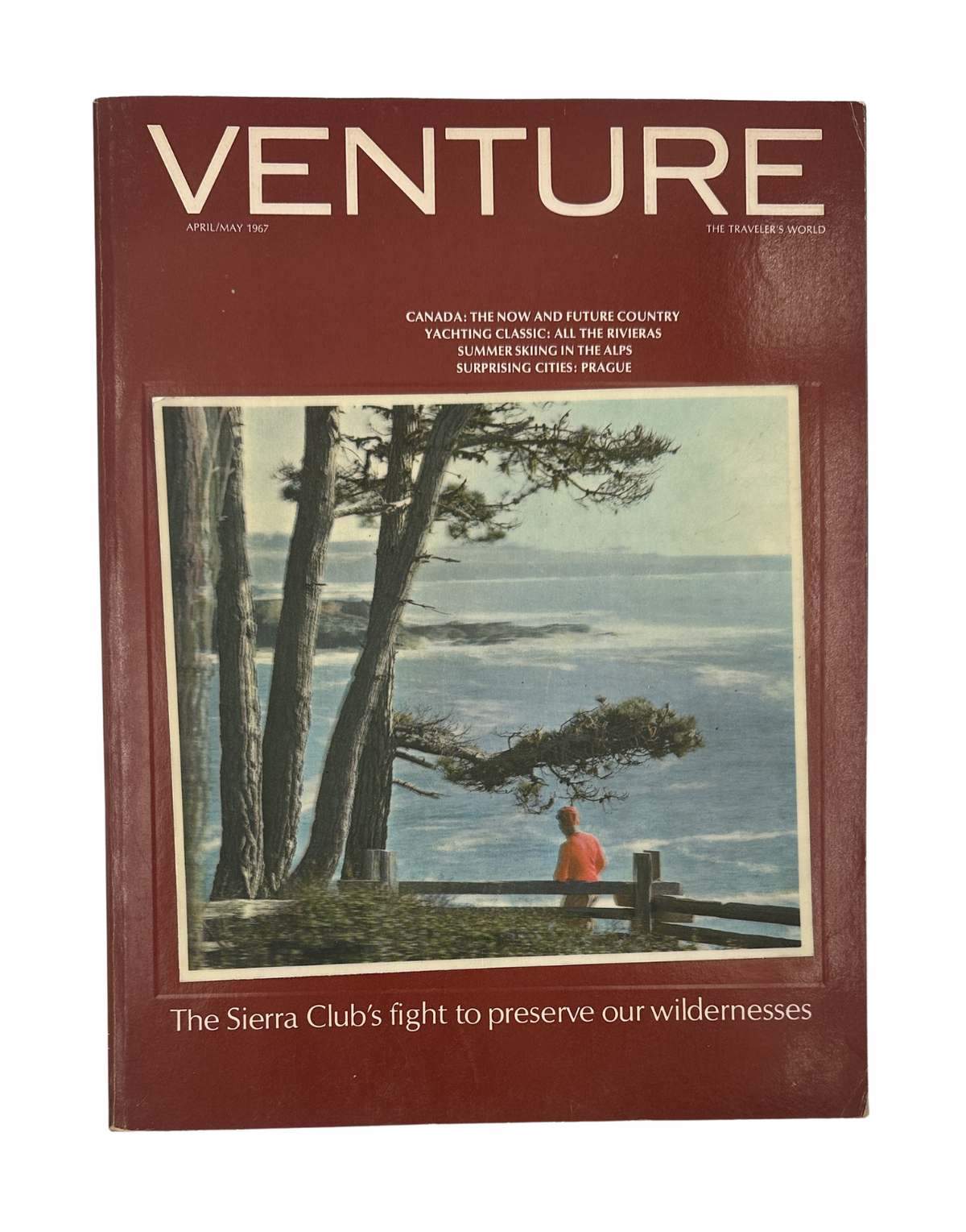 Venture Magazine April/May 1967 Canada Prague Sierra Club