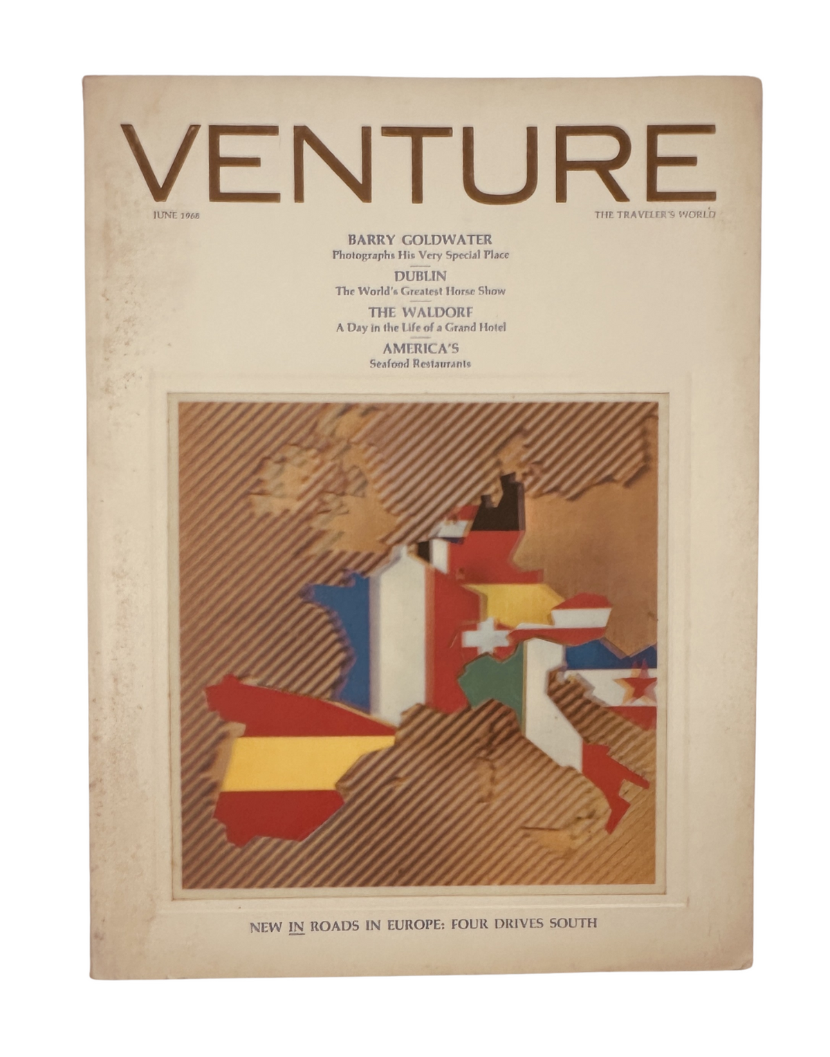 Venture Magazine June 1968 Barry Goldwater Europe Dublin Waldorf