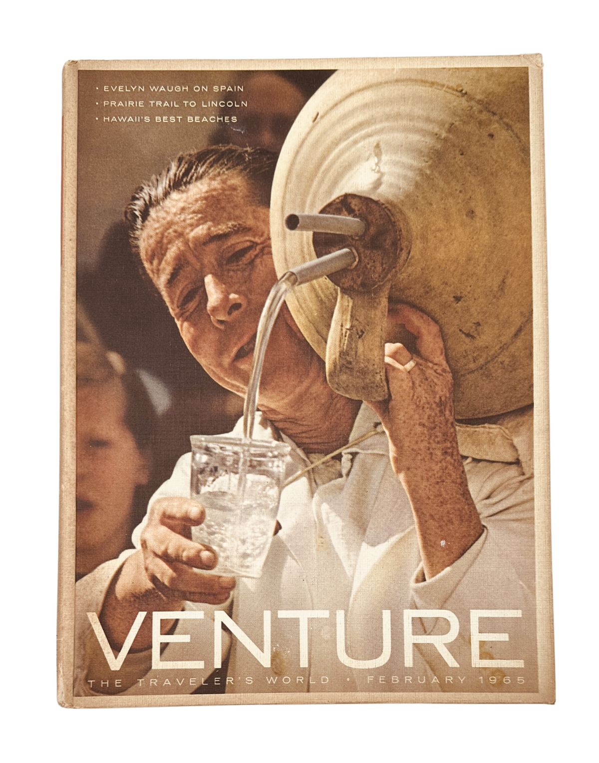 Venture Magazine February 1965 Spain Hawaii Lincoln Travel Europe