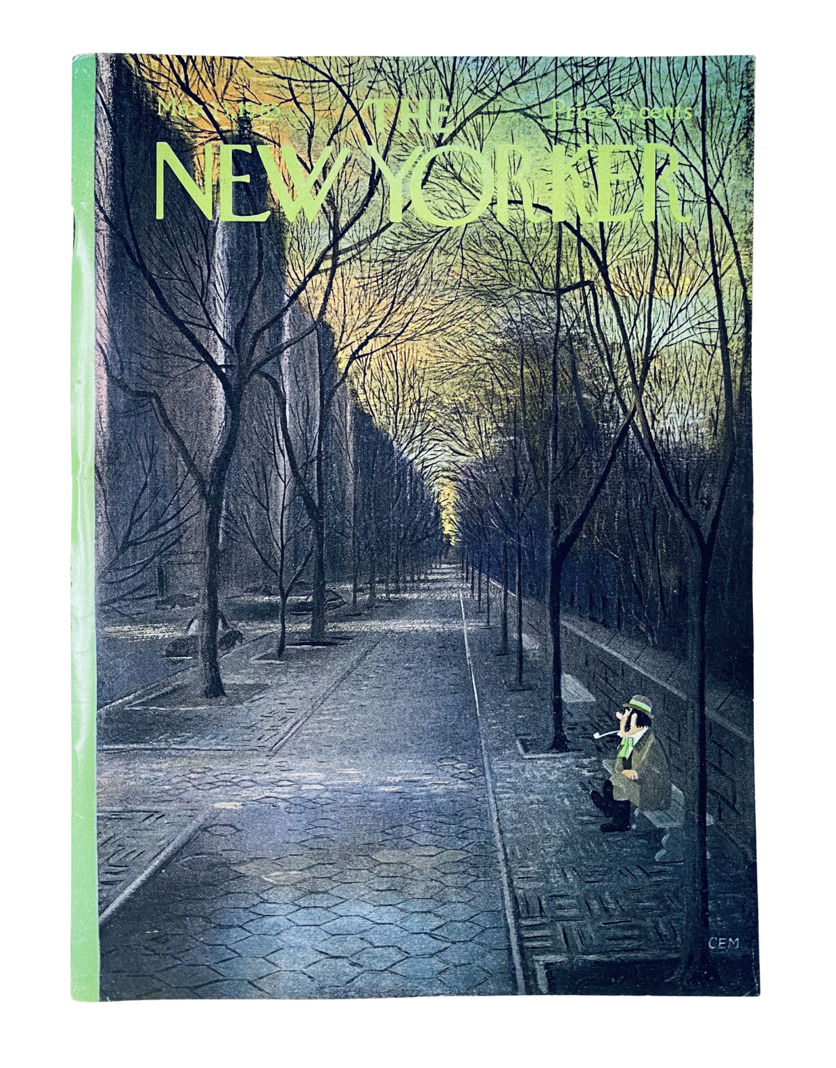 Cover of The New Yorker Magazine March 13 1965 featuring a Winter Park scene illustrated by Charles Martin.