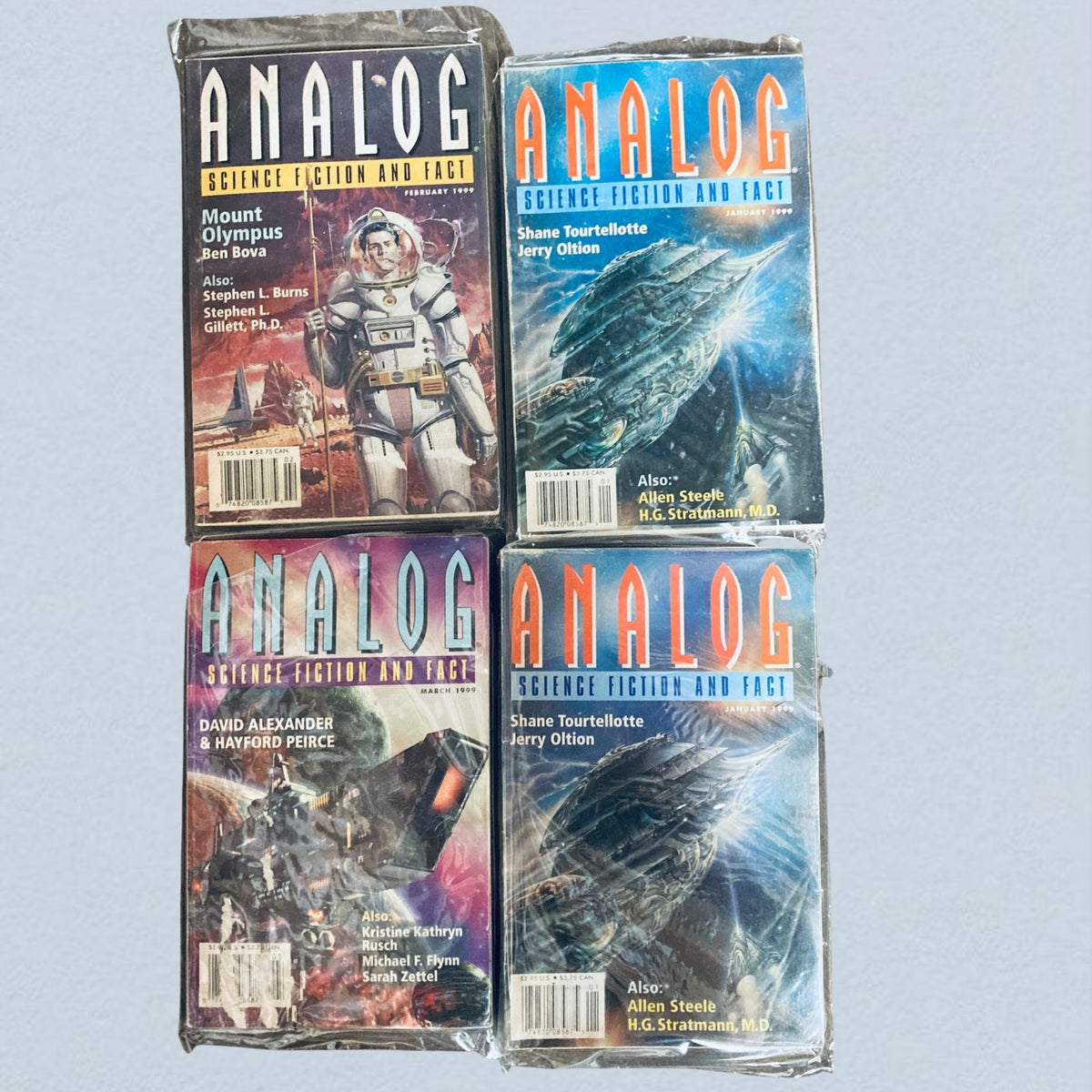 Vintage Analog Science Fiction and Fact Magazine Lot of 76 1990s