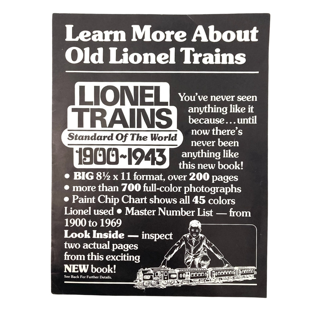 1976 Lionel Trains Standard of the World 1900-1943 Catalog