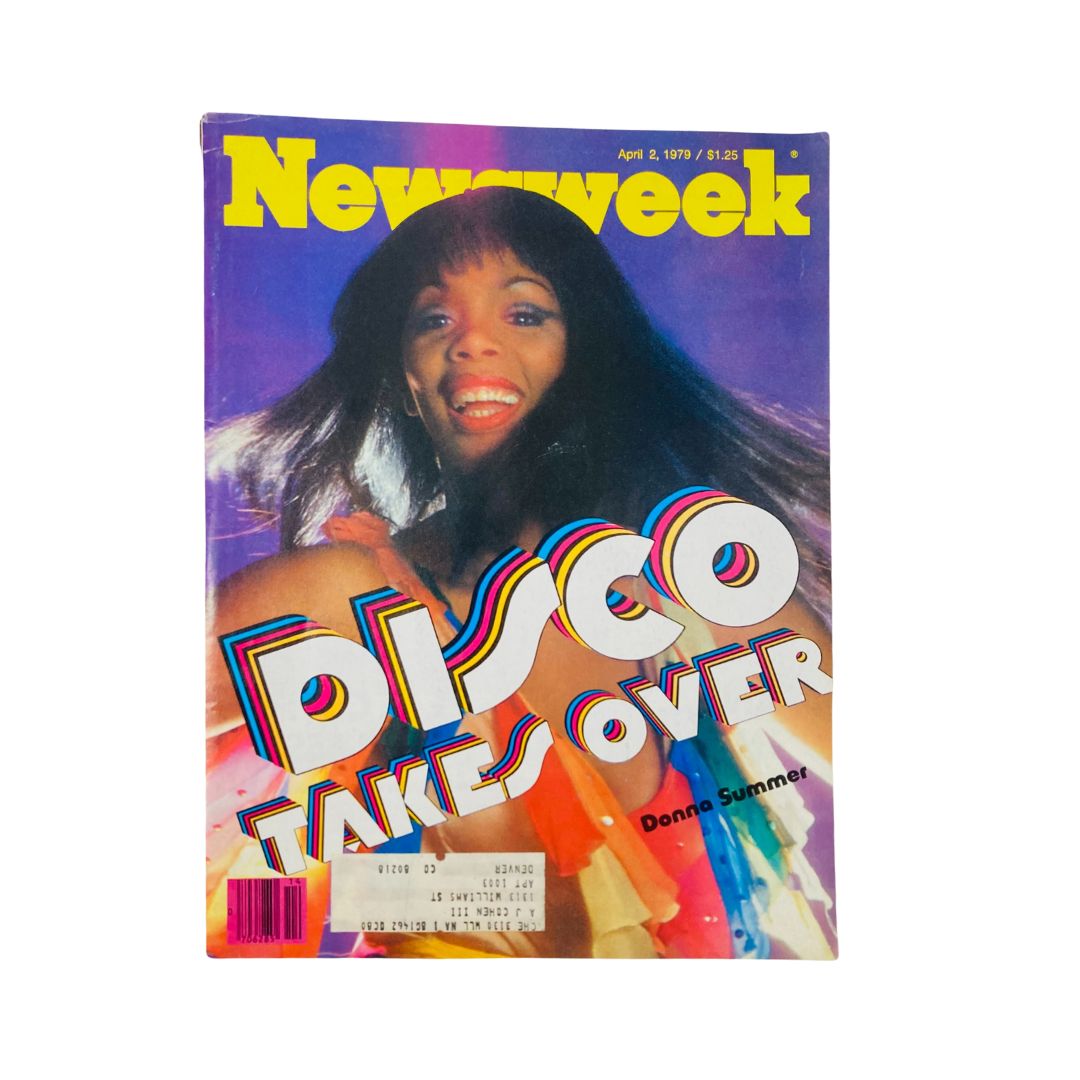 Vintage Newsweek Magazine April 2 1979 Donna Summer Disco Takes Over