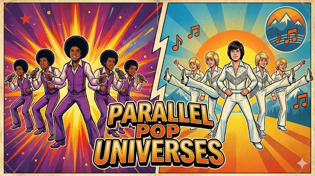 Parallel Pop Universes: The Jackson 5 vs. The Osmonds (Infographic)