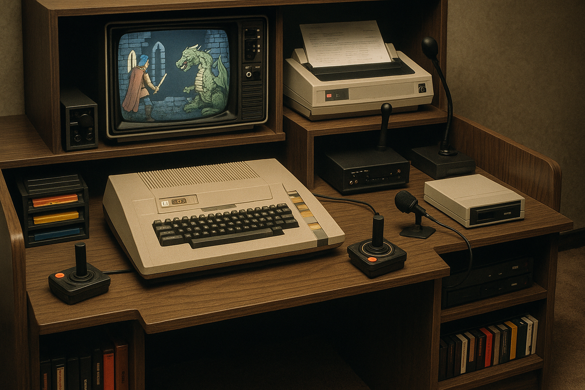 The Ultimate Computer Gaming Station: How 1984 Imagined the Future of Play and Technology